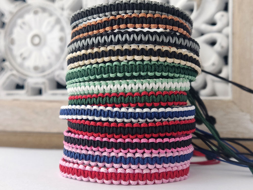 Handmade Greek Macramé Bracelets & Anklets – Waterproof & Adjustable