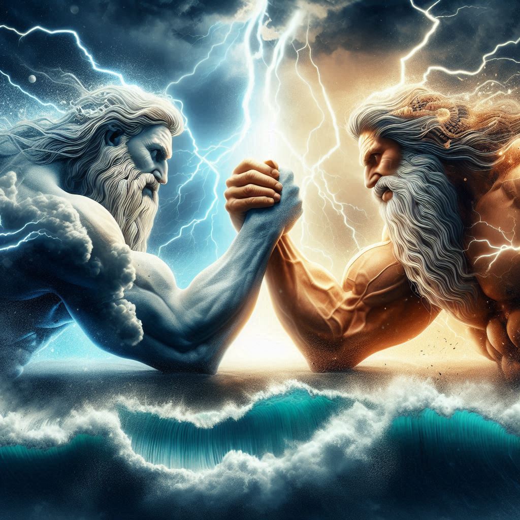 Zeus vs. Poseidon: Battle Of The Gods | Greek Mythology