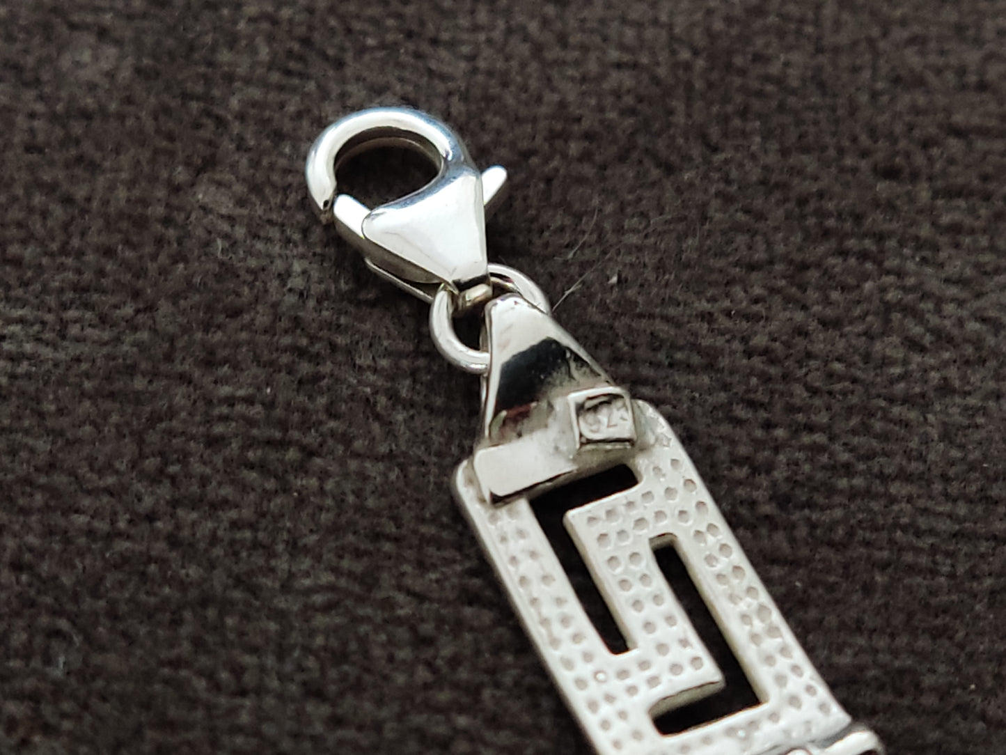 Griechischer Schlüssel Herren Damen Silberarmband 9mm