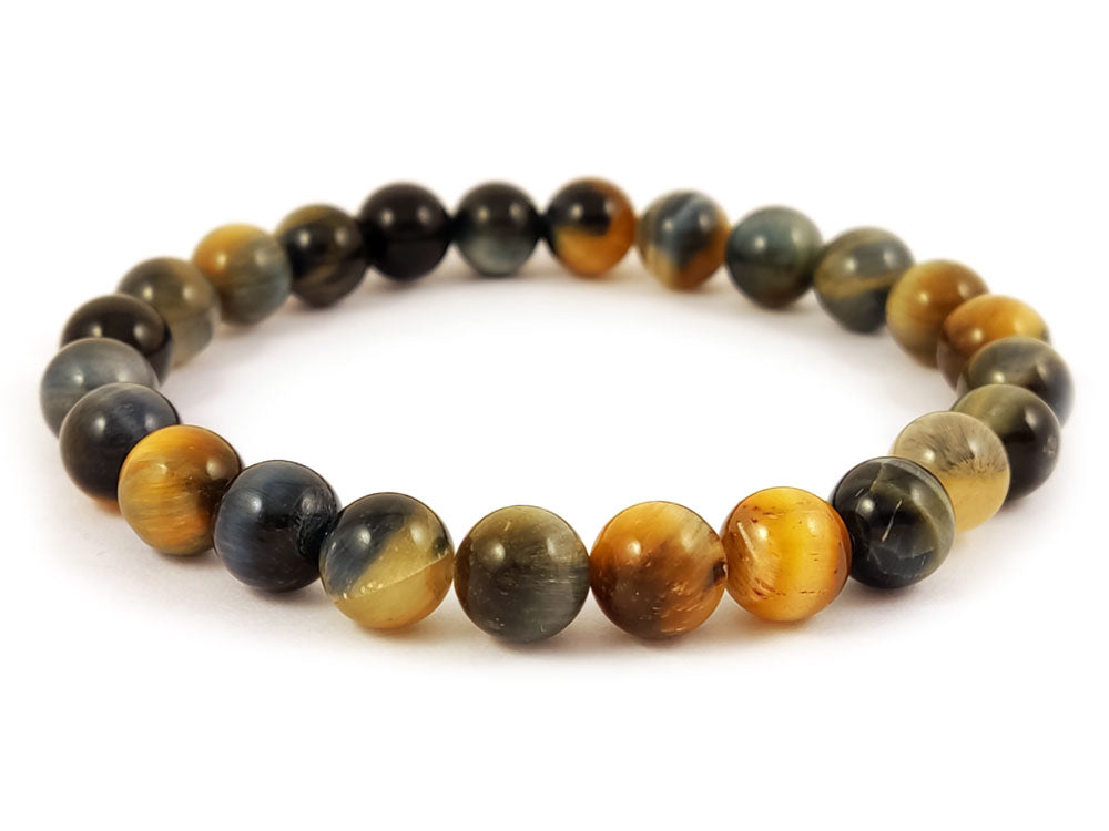 Natural Cat's Eye Bracelet with Genuine Stones 8mm