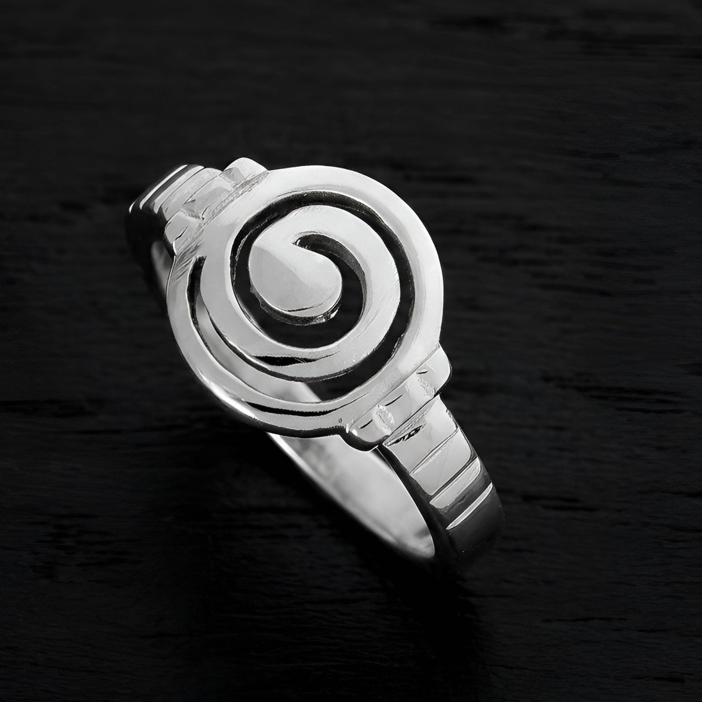 Sterling Silver 925 Greek Circle of Life ring made in Greece