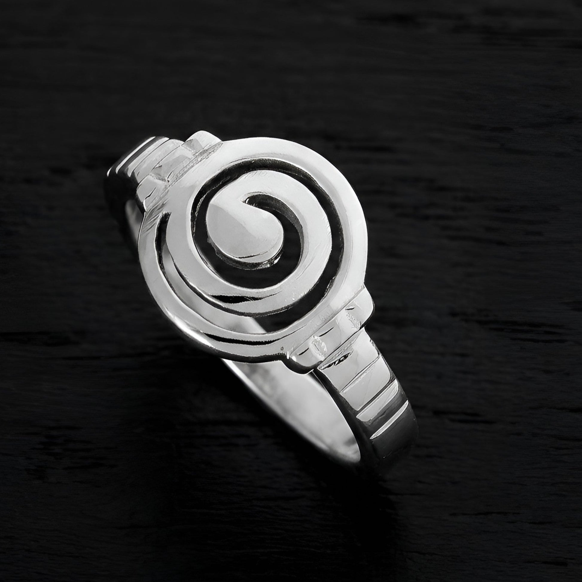 Sterling Silver 925 Greek Circle of Life ring made in Greece