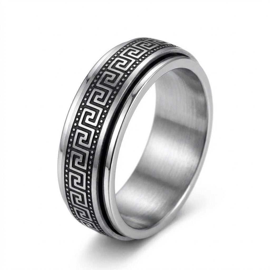 Stainless Steel Greek Rings | Jewelry From Greece – Sirioti Jewelry