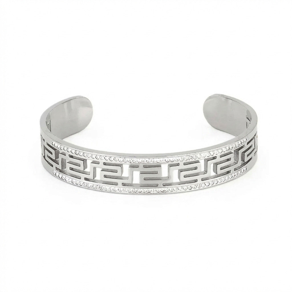 Unisex stainless steel cuff bracelet