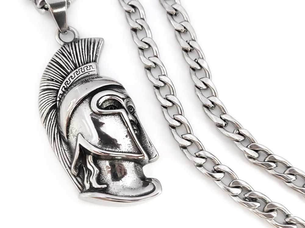 Solid stainless steel gourmet chain 6mm 60cm for pendants

