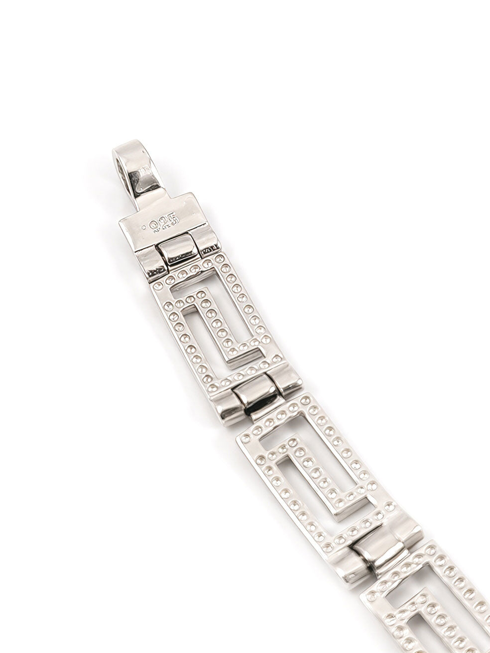 Hallmarked sterling silver bracelet Greek design