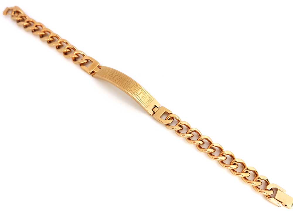 "Handcrafted Greek Key bracelet  – made in Greece with free worldwide shipping"
