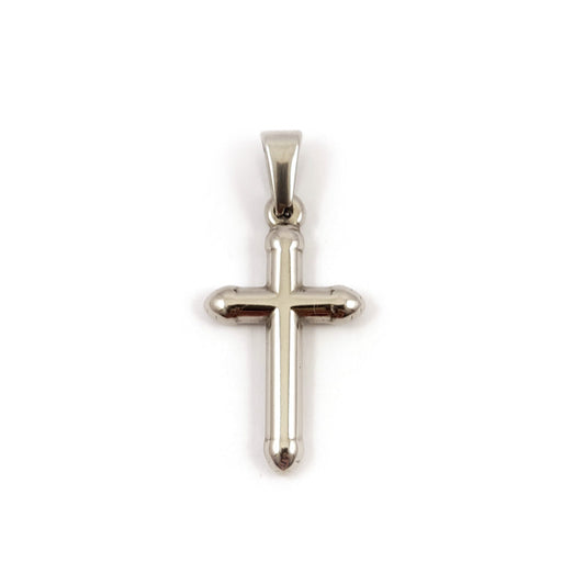 “Stainless steel Greek cross pendant 24x15mm”
