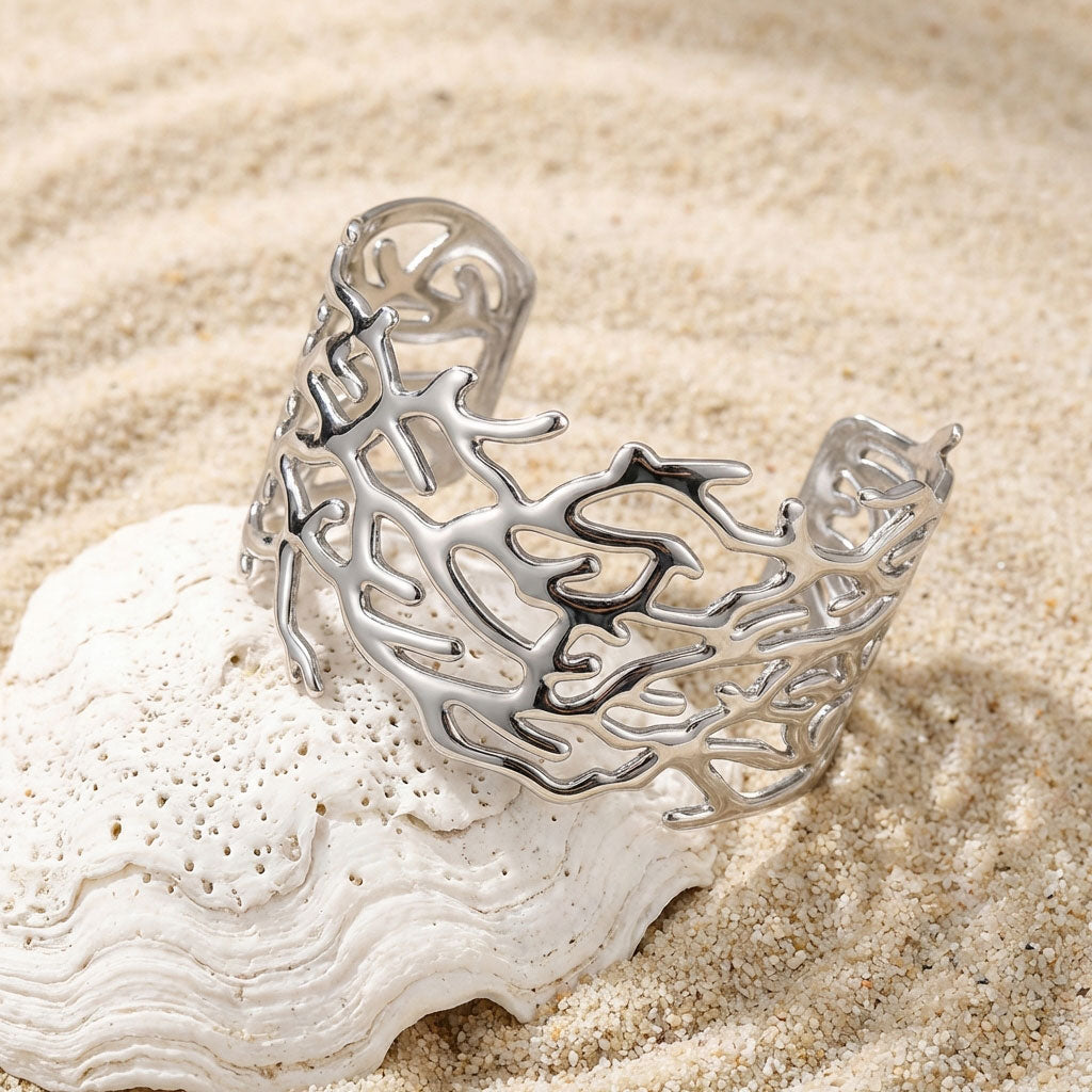 wide cuff bracelet 45mm minimalist design