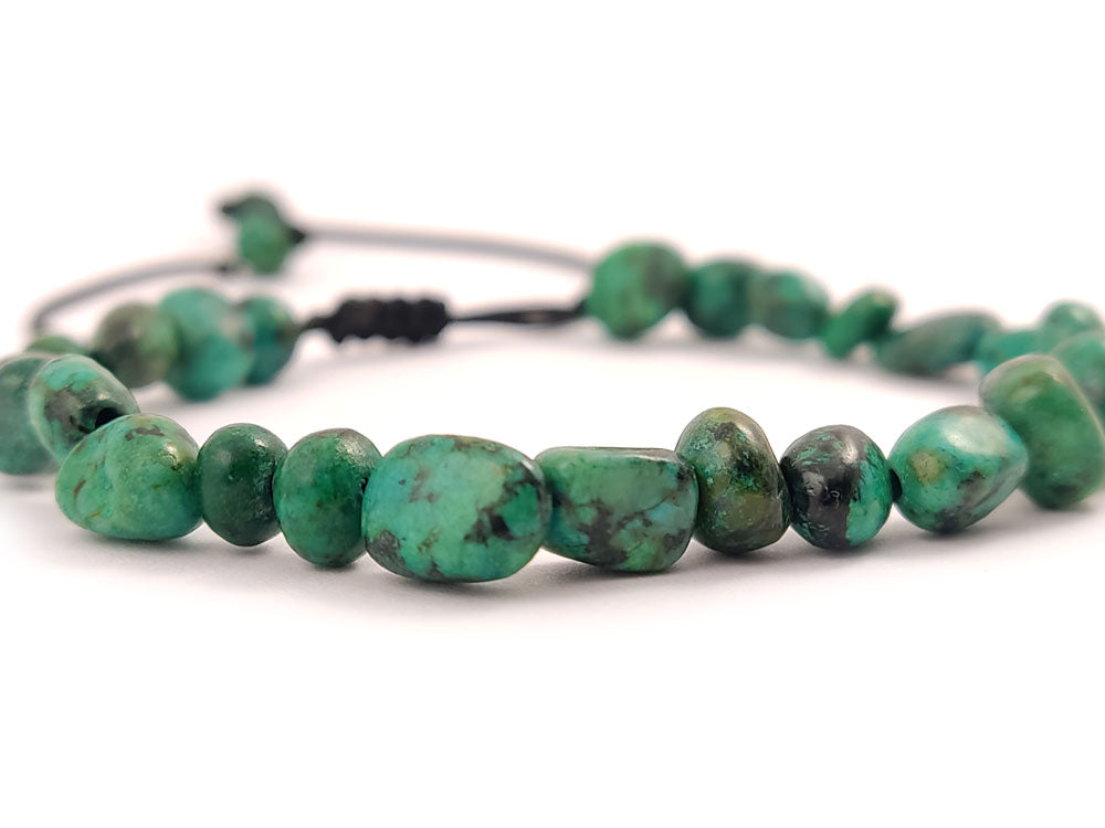 Natural Green Turquoise Stones Bracelet