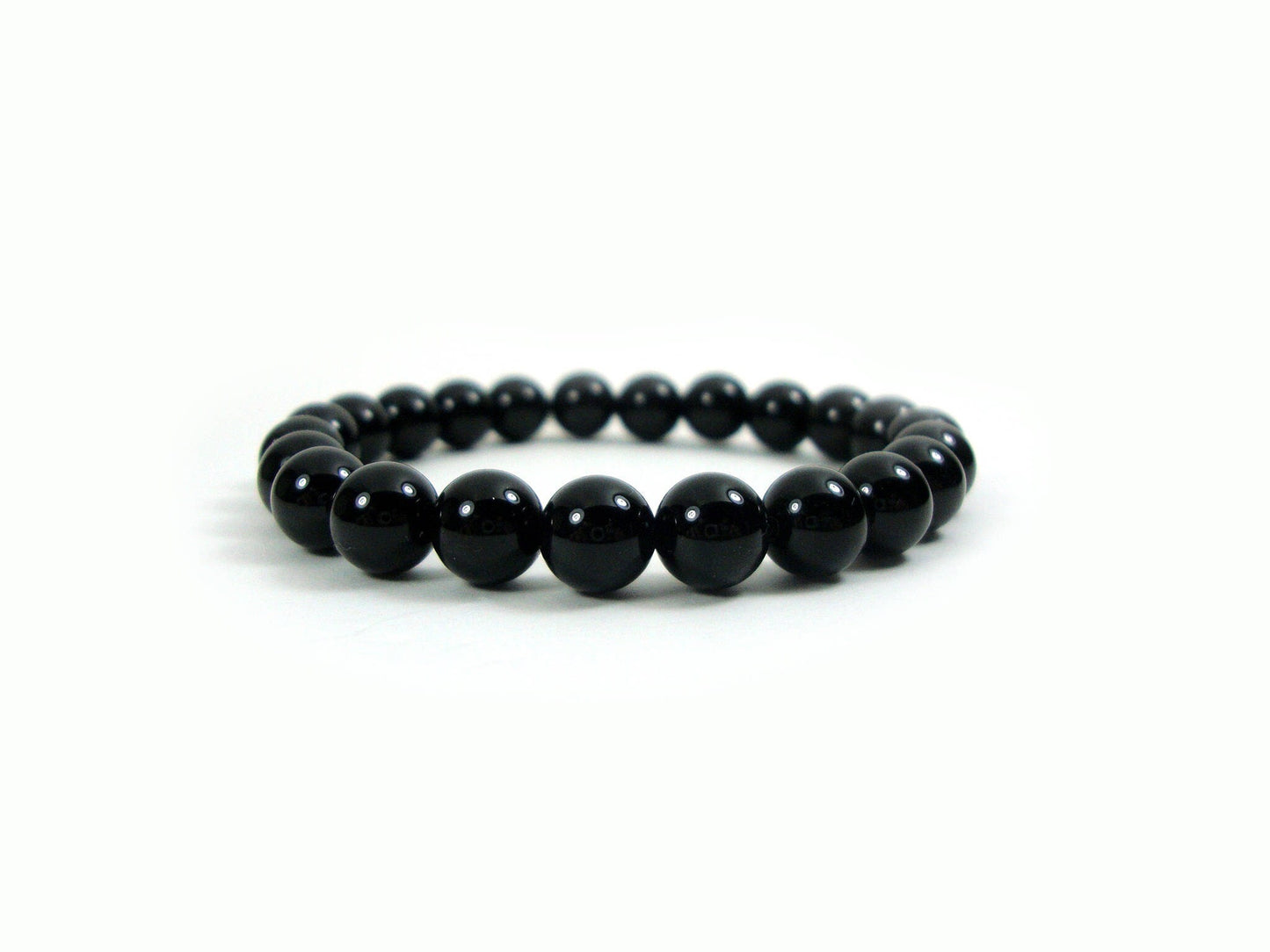 Onyx 8mm Bracelet, Unisex Bracelet, Men & Women Stone Bracelet, Onyx Natural Stones Bracelet, Casual Bracelet, Black Stones Bracelet