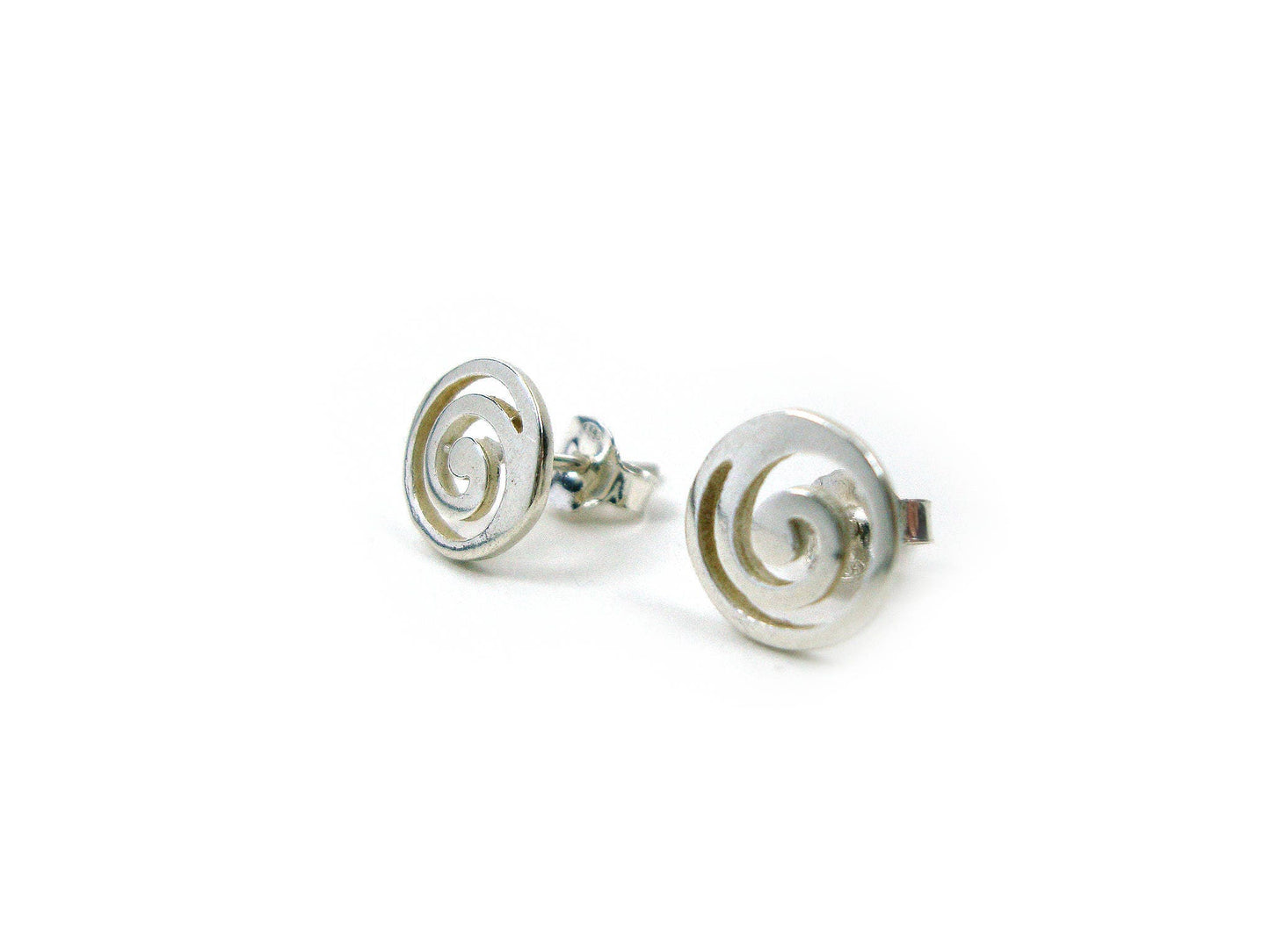 Spiral Greek Earrings 9mm