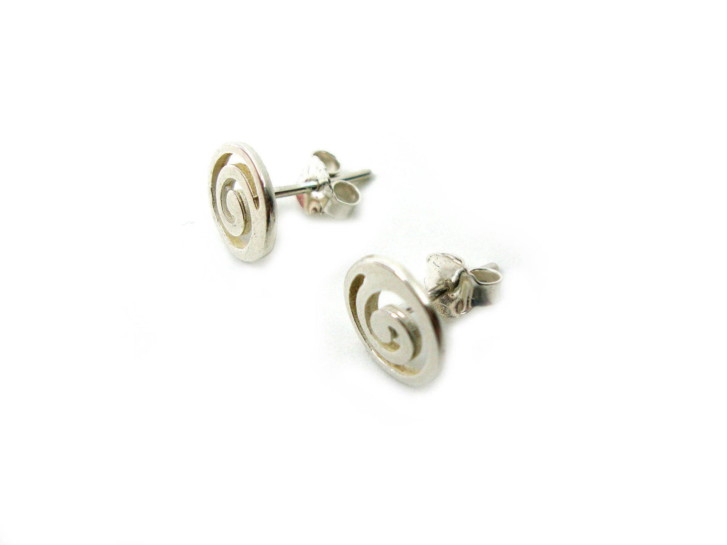 Spiral Greek Earrings 9mm