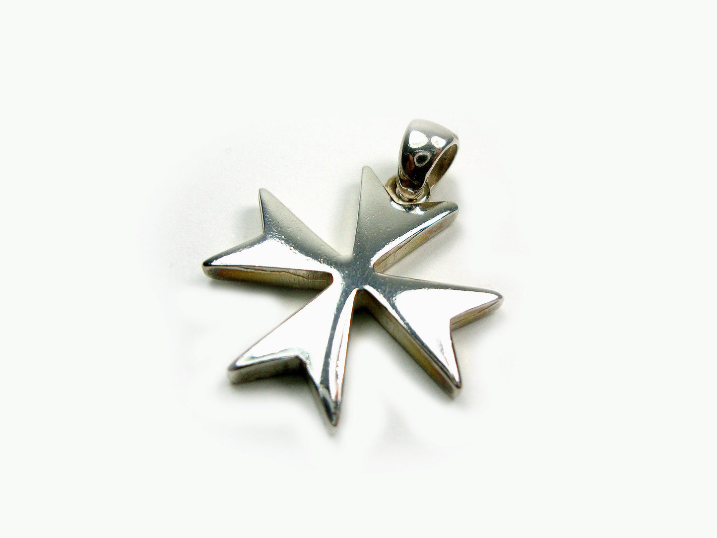 Sterling Silver 925 Maltese Knight Small Cross 20 x 20 mm , Silber Malteserkreuz