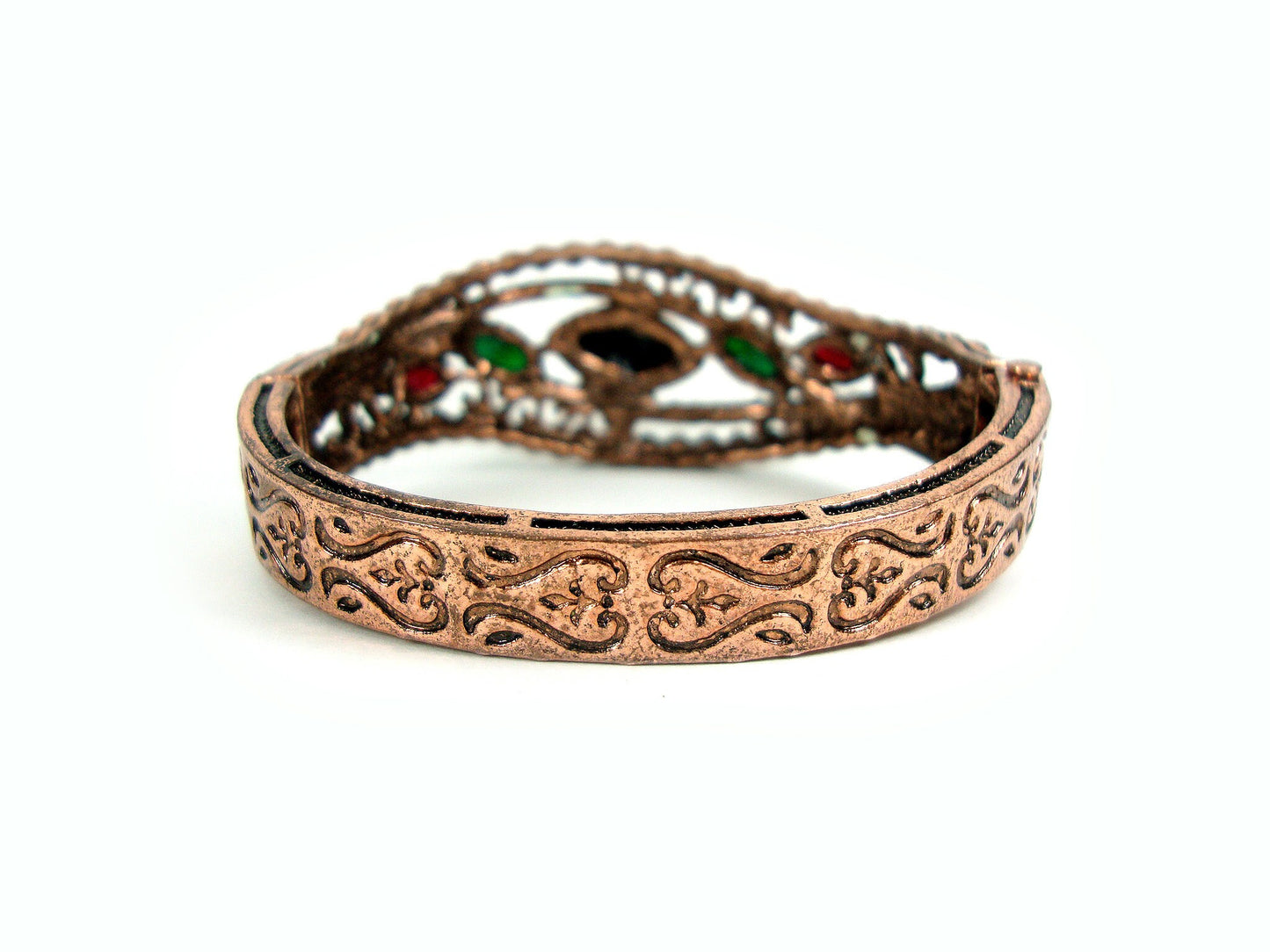 Byzantinisches griechisches Armreif gebogenes Design, byzantinisches Armband, türkisches Armband, türkischer Schmuck, traditionelles Armband, antikes Armband