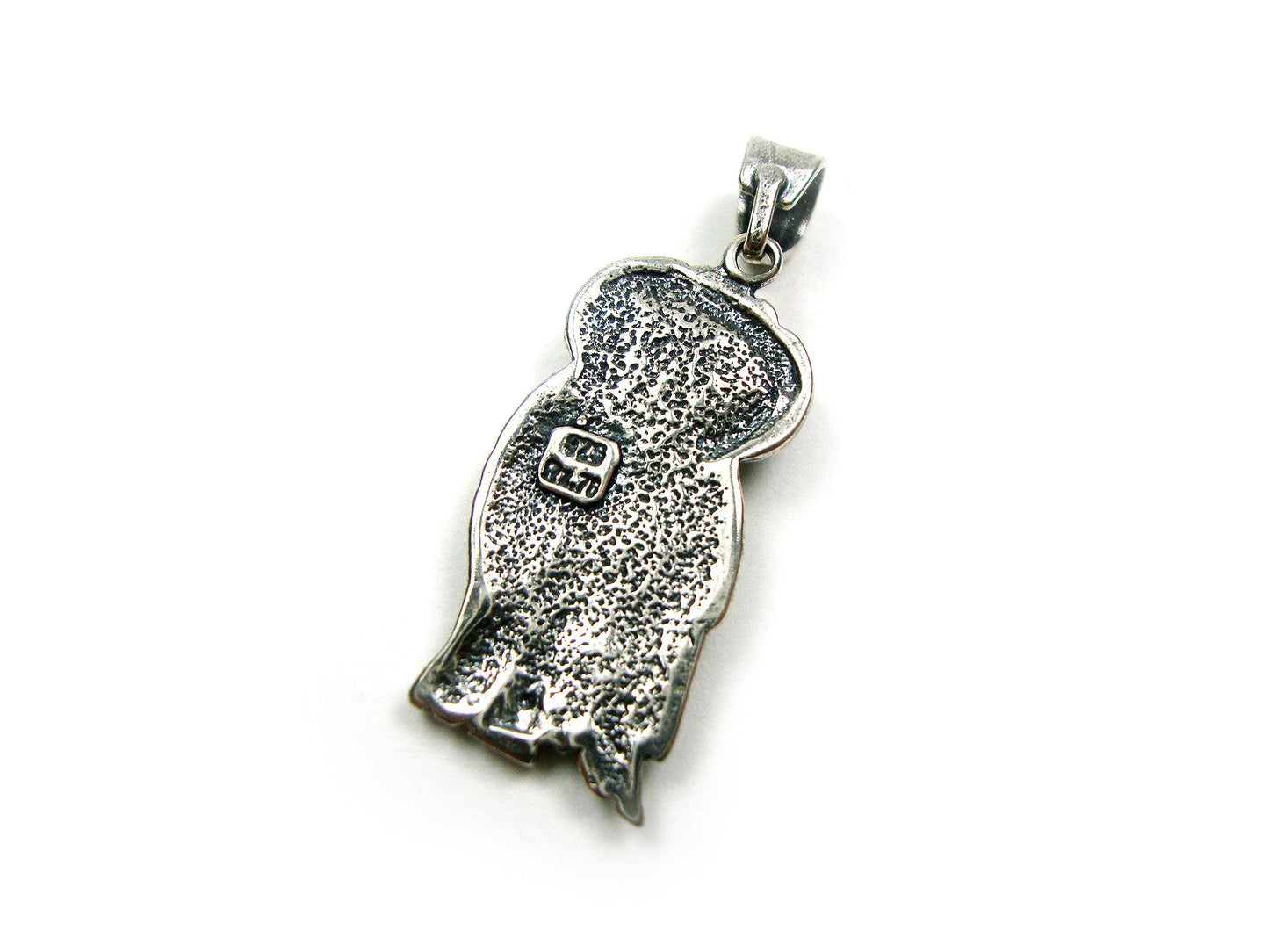 Sterling Silver 925  Ancient Greek Owl Goddess Athena's Symbol  Pendant 12x25mm, Greek Pendant , Greek Jewelry , Greek Owl , Anient Greek