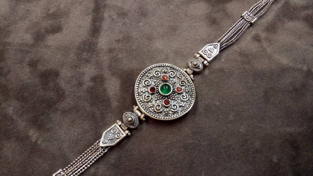 HALF PRICE Greek Byzantine Silver Bracelet | Sirioti Jewelry