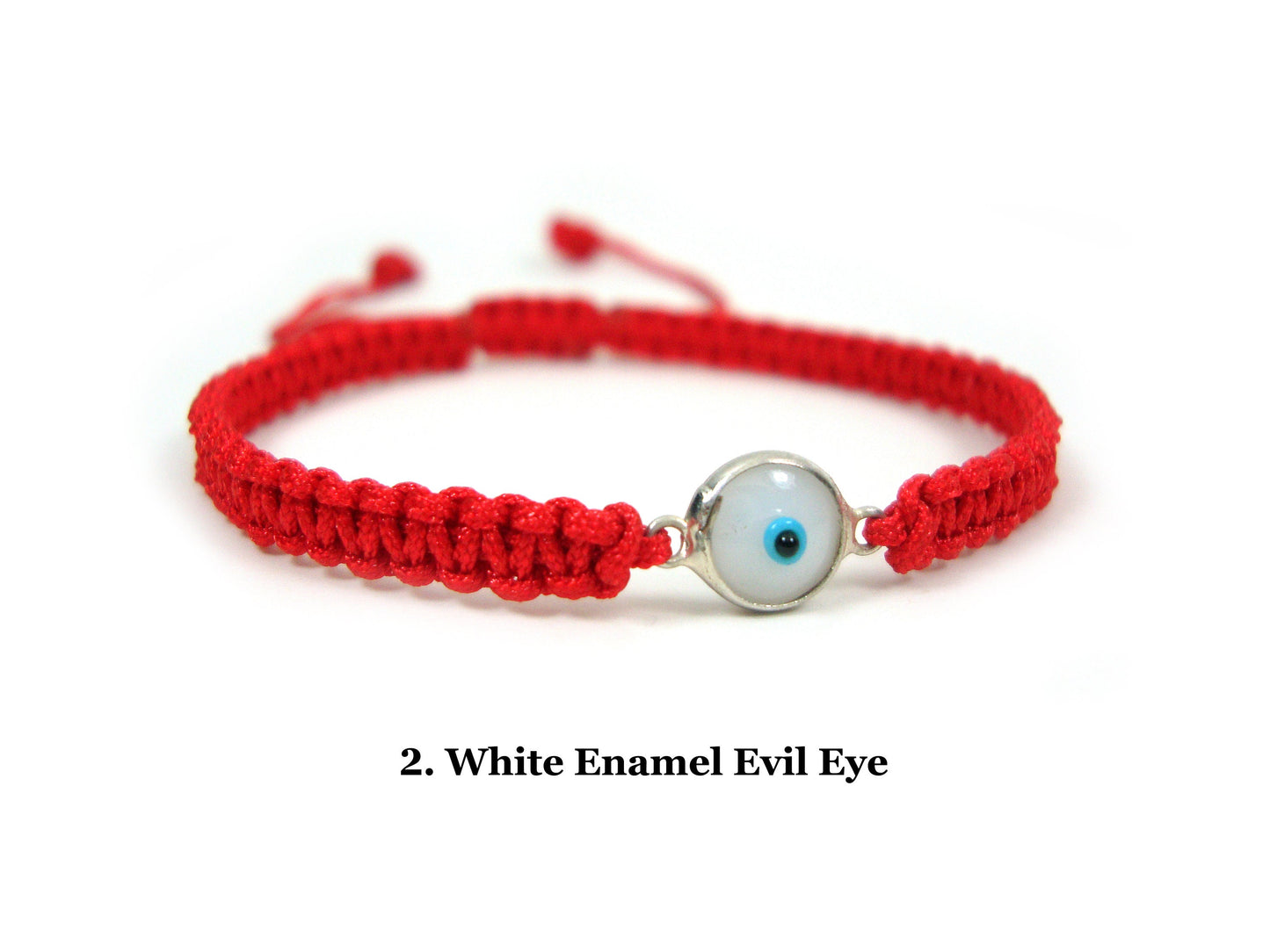 Evil Eye Bracelet, Greek Bracelets Good Luck 7mm Handmade Adjustable Red Pink Macrame Bracelet , Blue Evil Eye Kids Bracelet,Bijoux Grecque,