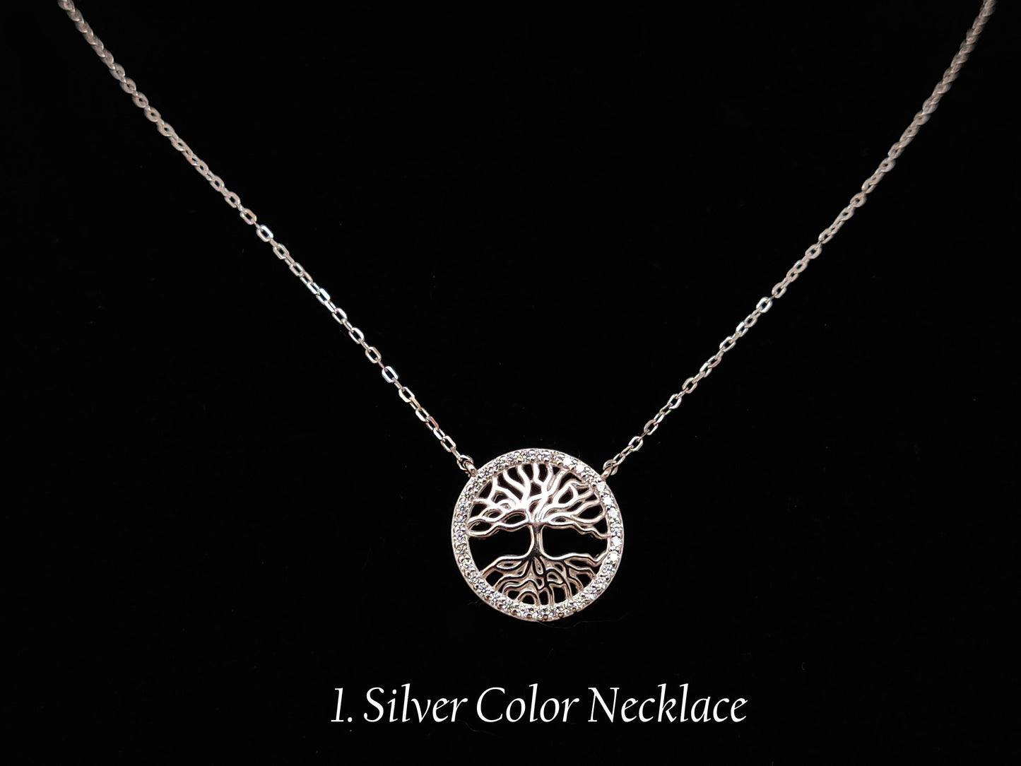 Sterling Silver 925 Silver-Gold-Rose Gold Small Tree Of Life Pendant Necklace, Tiny Tree Of Life Pendant 15mm, Minimalist Necklace Jewelry
