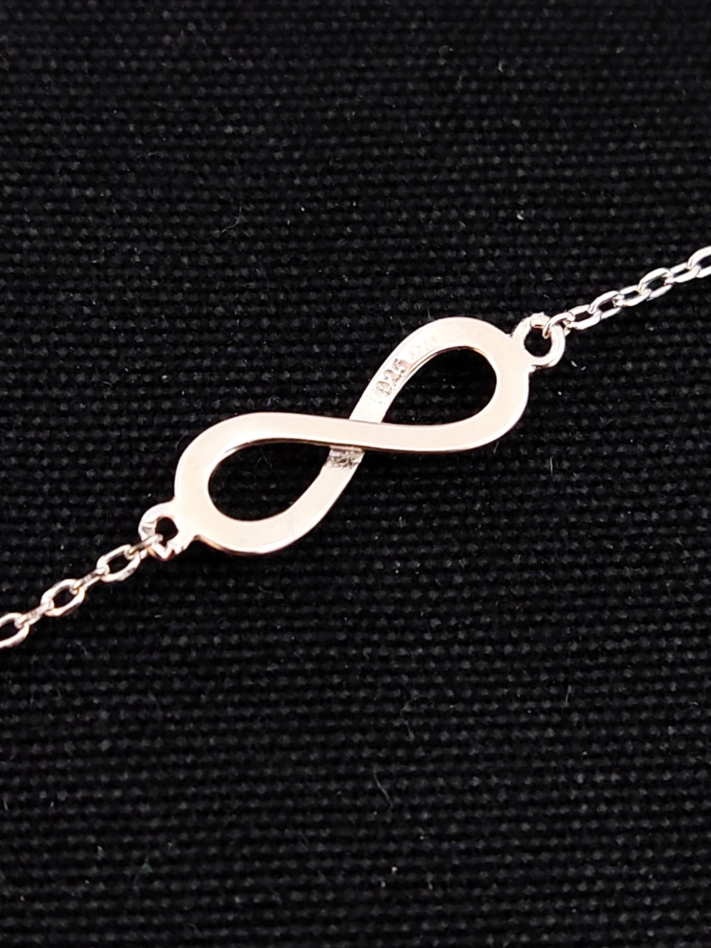 Sterling Silver 925 Infinity Eternity Loop Fine Chain Bracelet minimaliste ajustable, Brassard Griechischer Silber, Bijoux Grece, Crète
