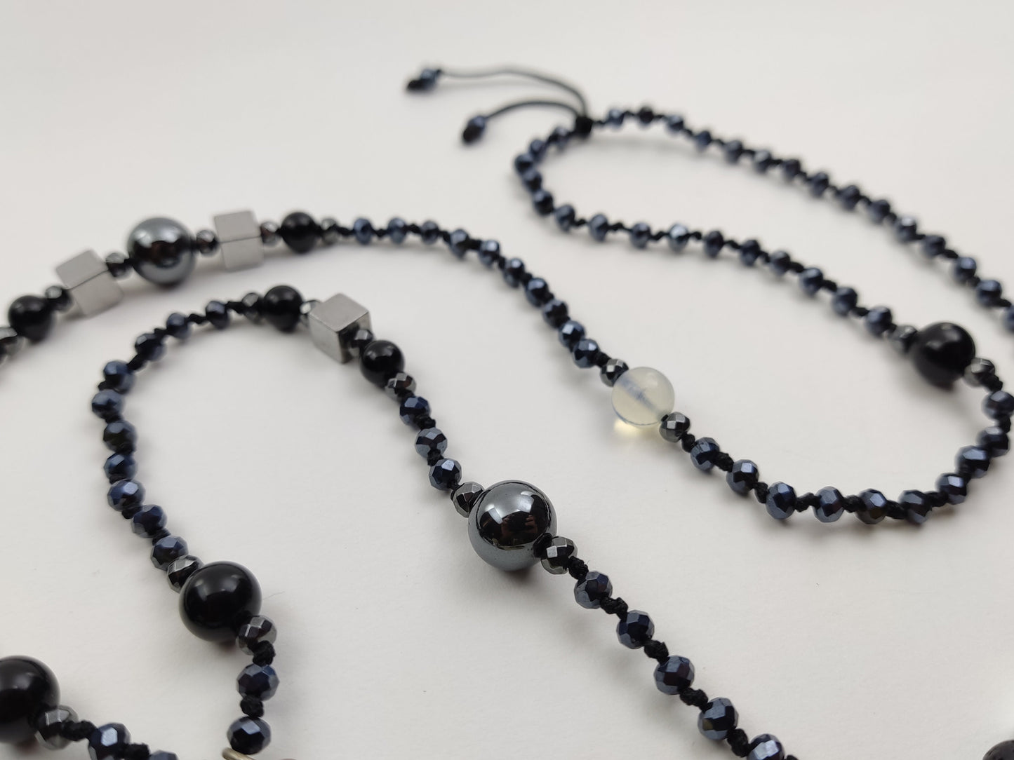 Long Semi Precious Stones Swan Necklace, Pendant With Marcasite - Mother Of Pearl, 70cm, Griechische Halskette Schmuck, Jewelry, Schmuck
