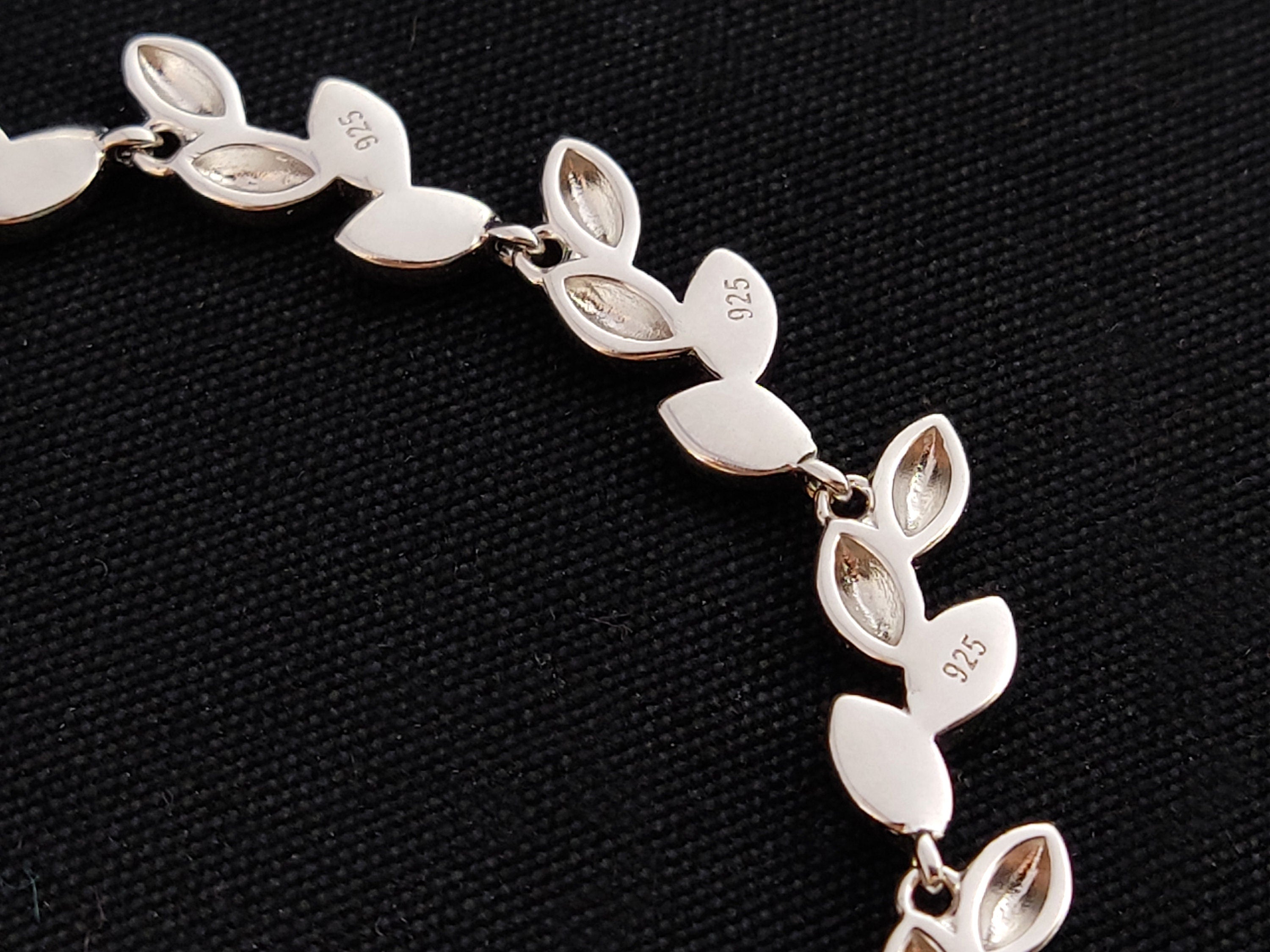 Olive leaves bracelet, white opal golden silver 925 olive leaves cheapest bracelet, bridal bracelet,ancient greek golden silver jewels,