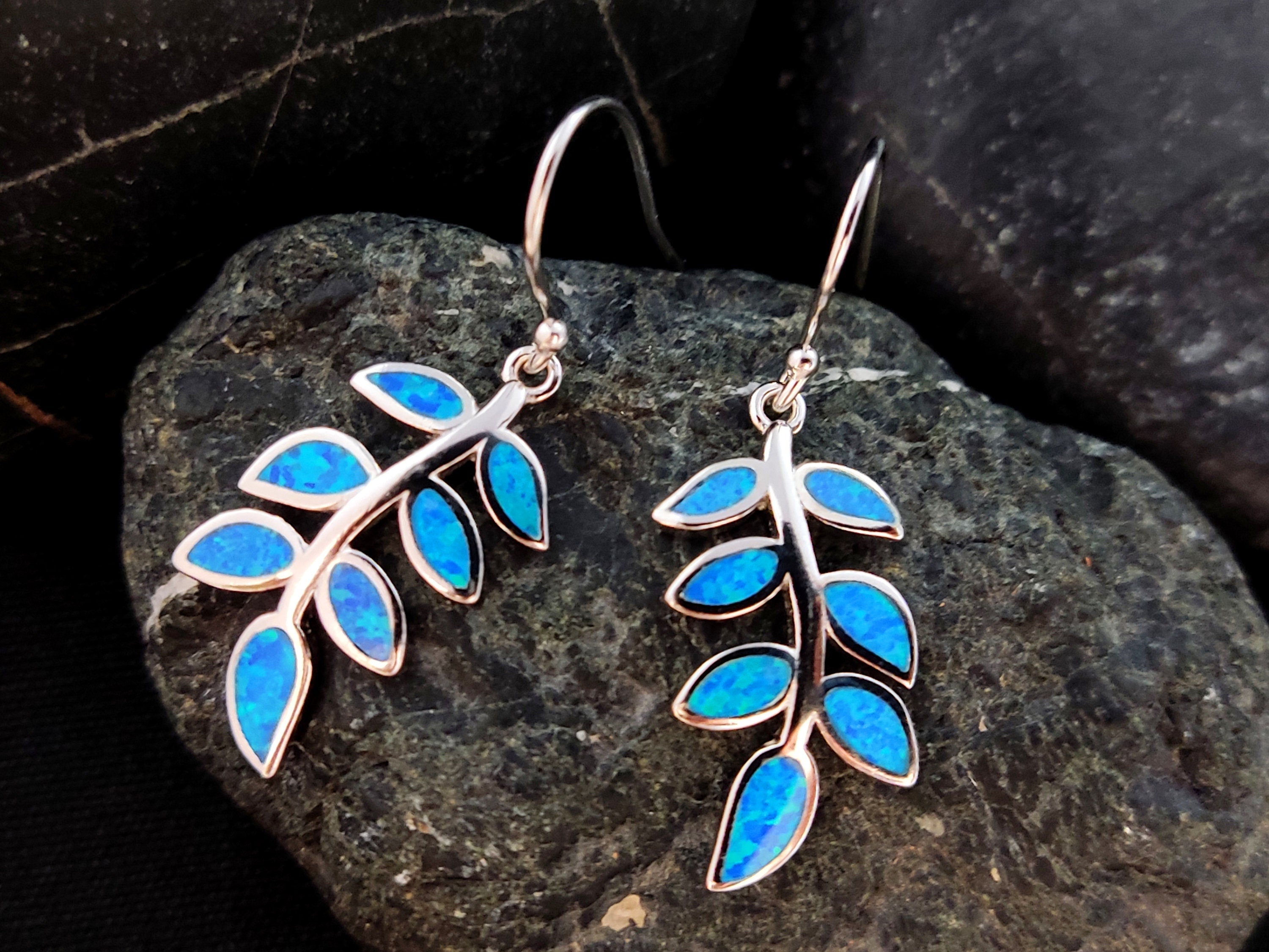 Buy Sterling Silver Leaf Earrings, Nature Inspired, Gift for Gardener,  Botanical Jewellery Online in India - Etsy